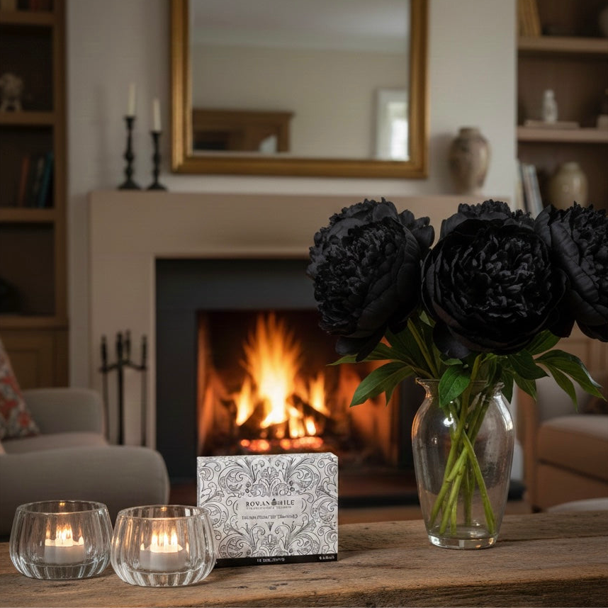 VELVET PEONY & OUD - TEALIGHTS - CASE OF 6