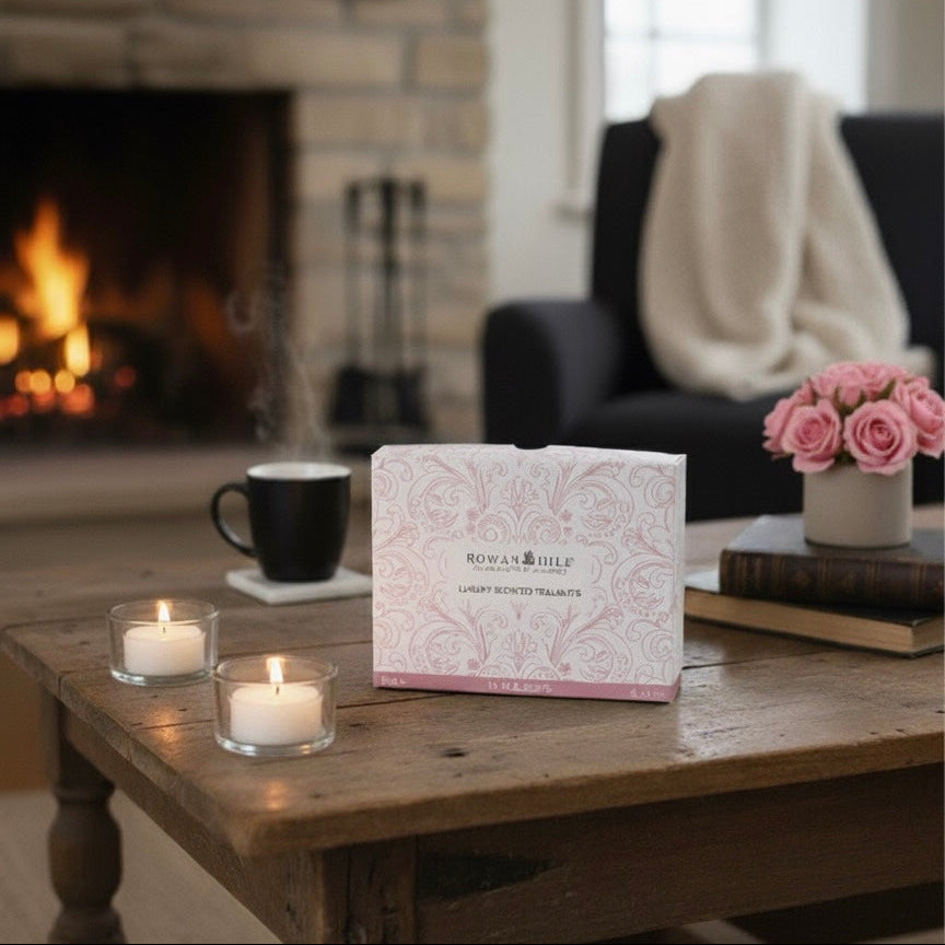 ENGLISH ROSE - TEALIGHTS - CASE OF 6