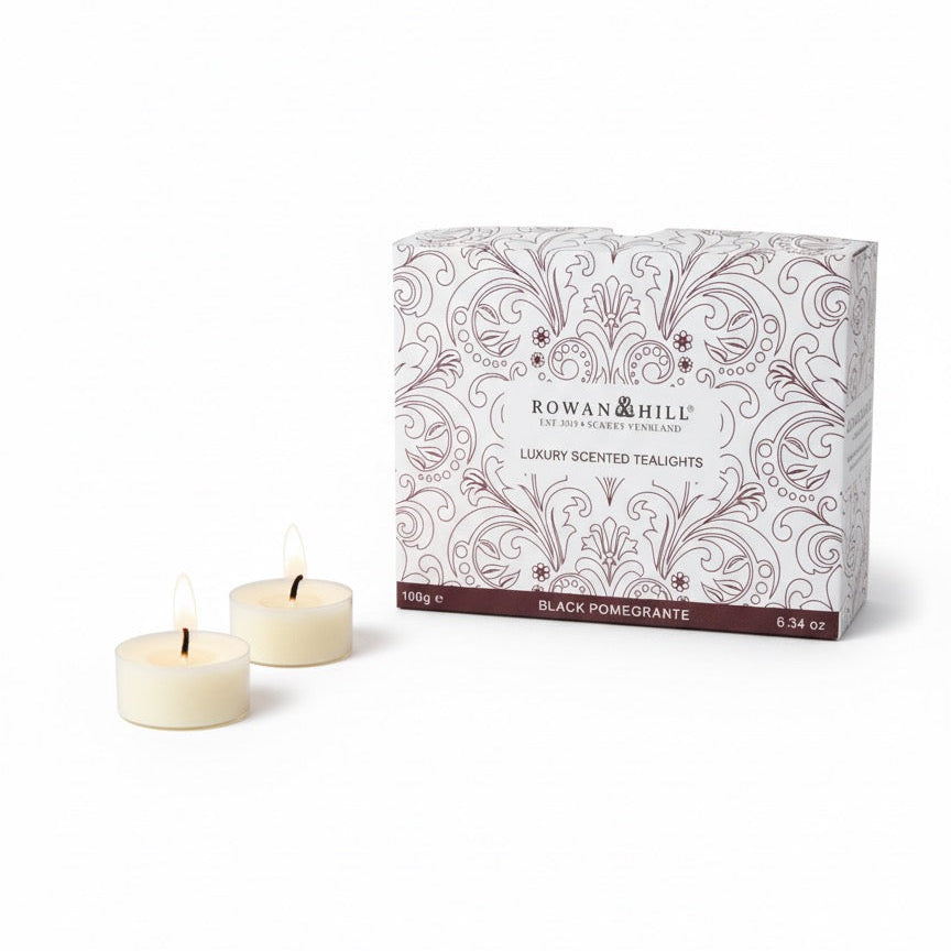 BLACK POMEGRANATE - TEALIGHTS - CASE OF 6